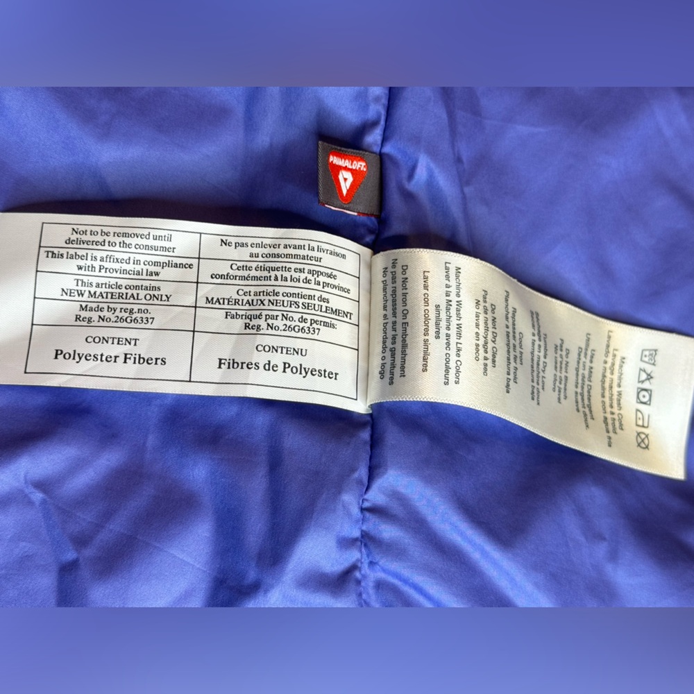 Merrell Blue Puffer Jacket - Picture 9 of 9